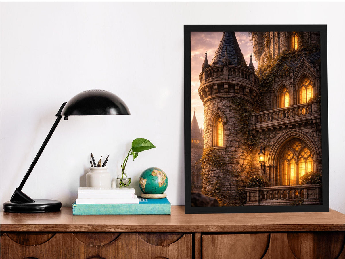 Gothic Stone Castle Tower