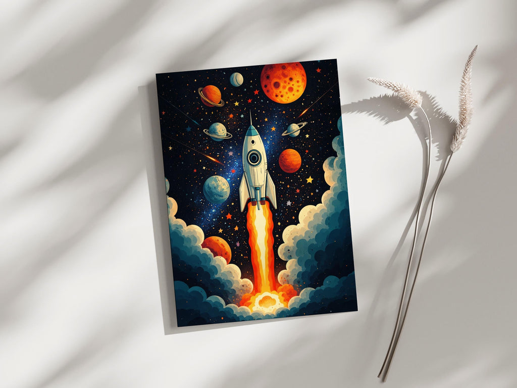 Retro Cosmic Rocket