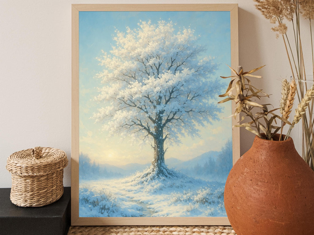 Pastel Winter Tree