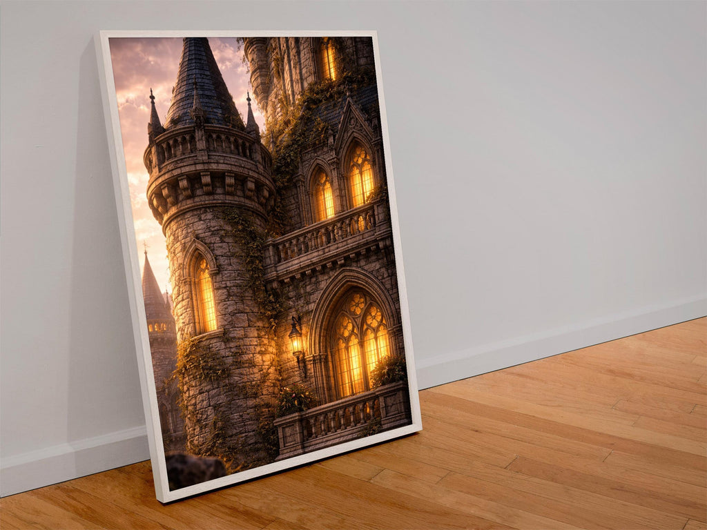 Gothic Stone Castle Tower