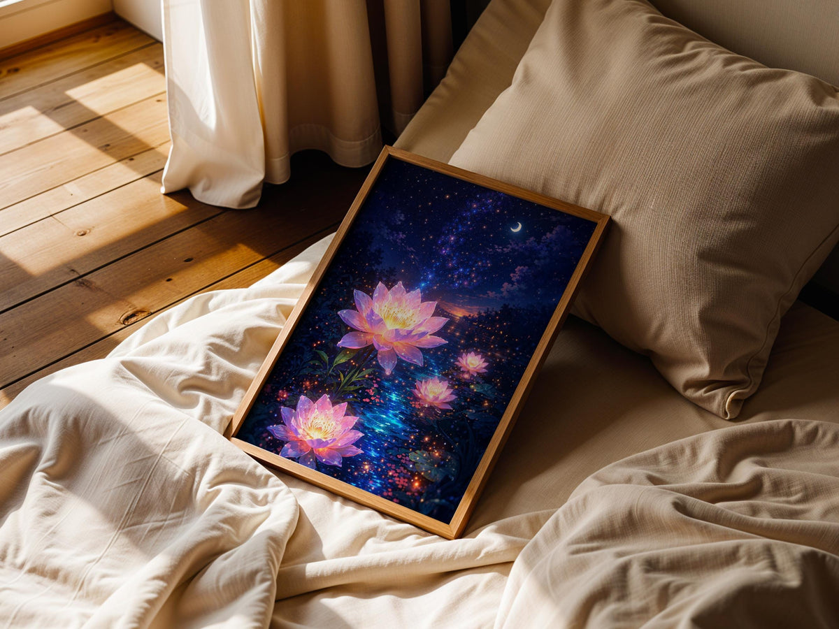 Starry Lotus Flowers
