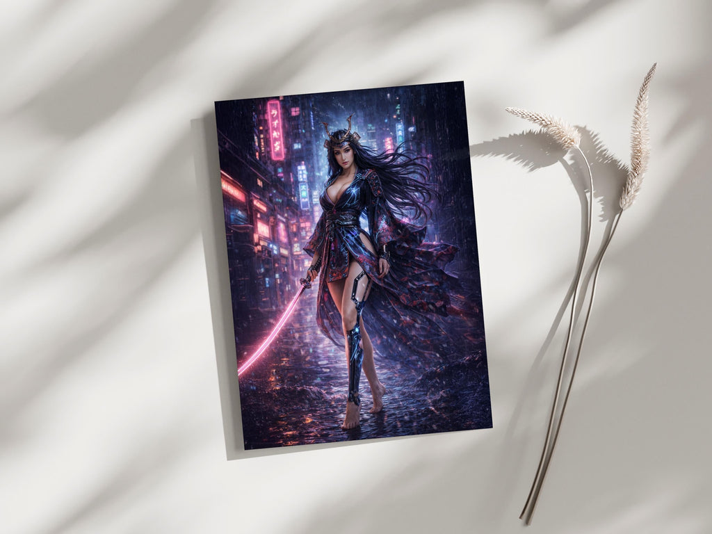 Cyberpunk Samurai Woman