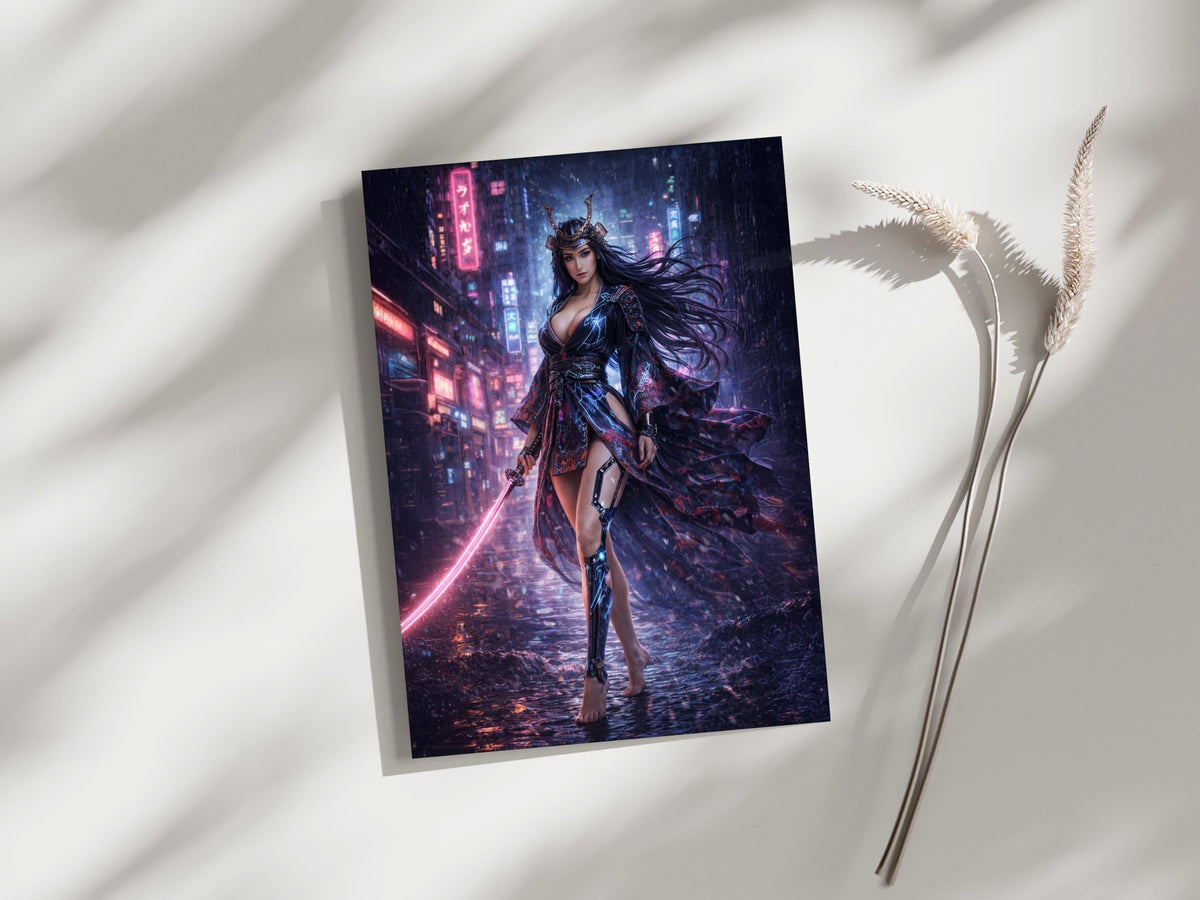 Cyberpunk Samurai Woman