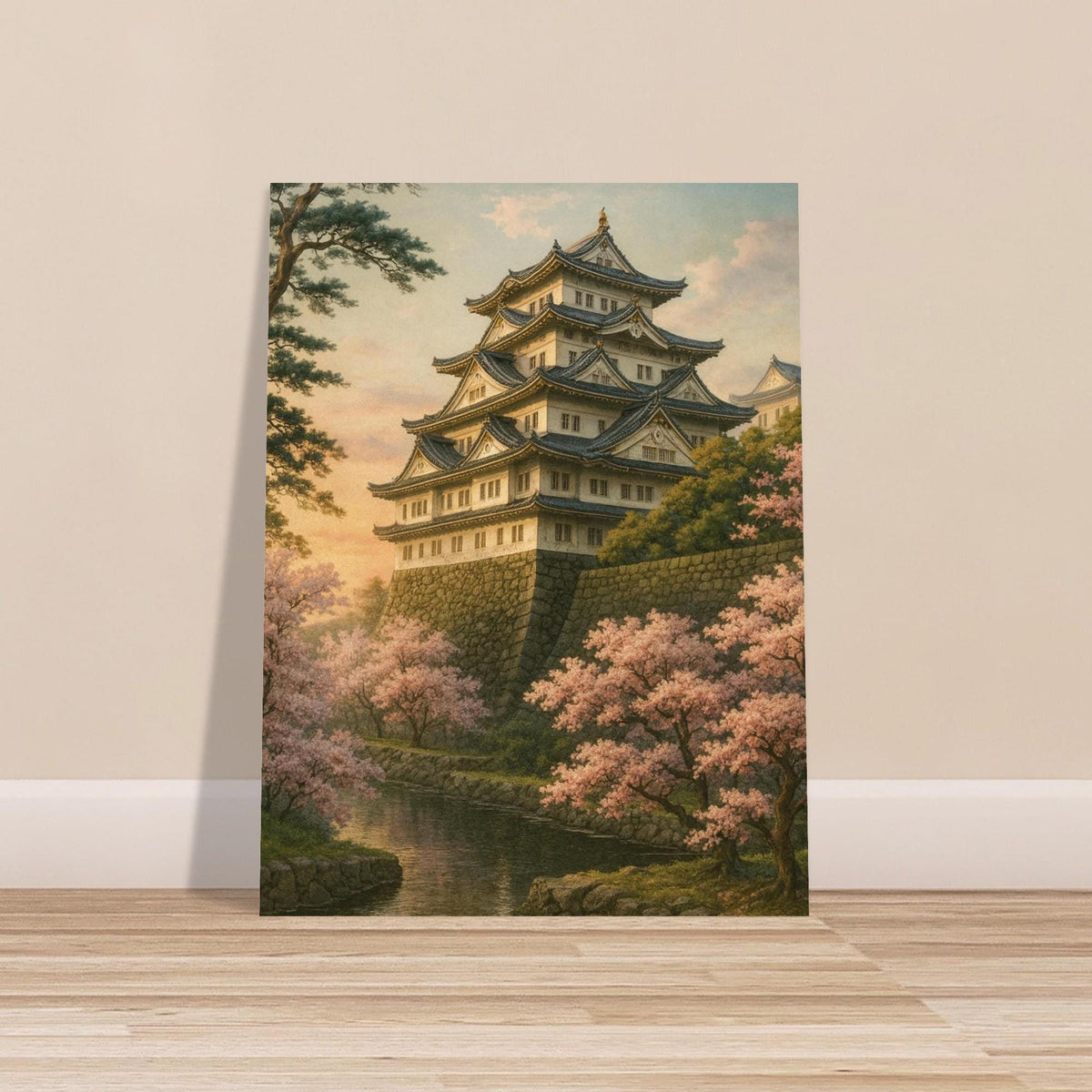 Japanese Cherry Blossom Castle