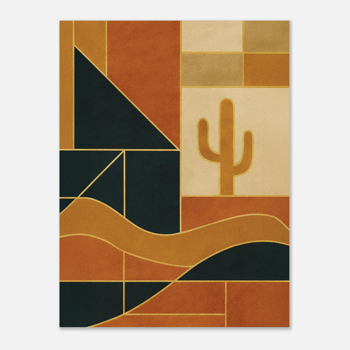 Geometric Desert Cactus