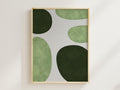 Green Mid Century Geometry