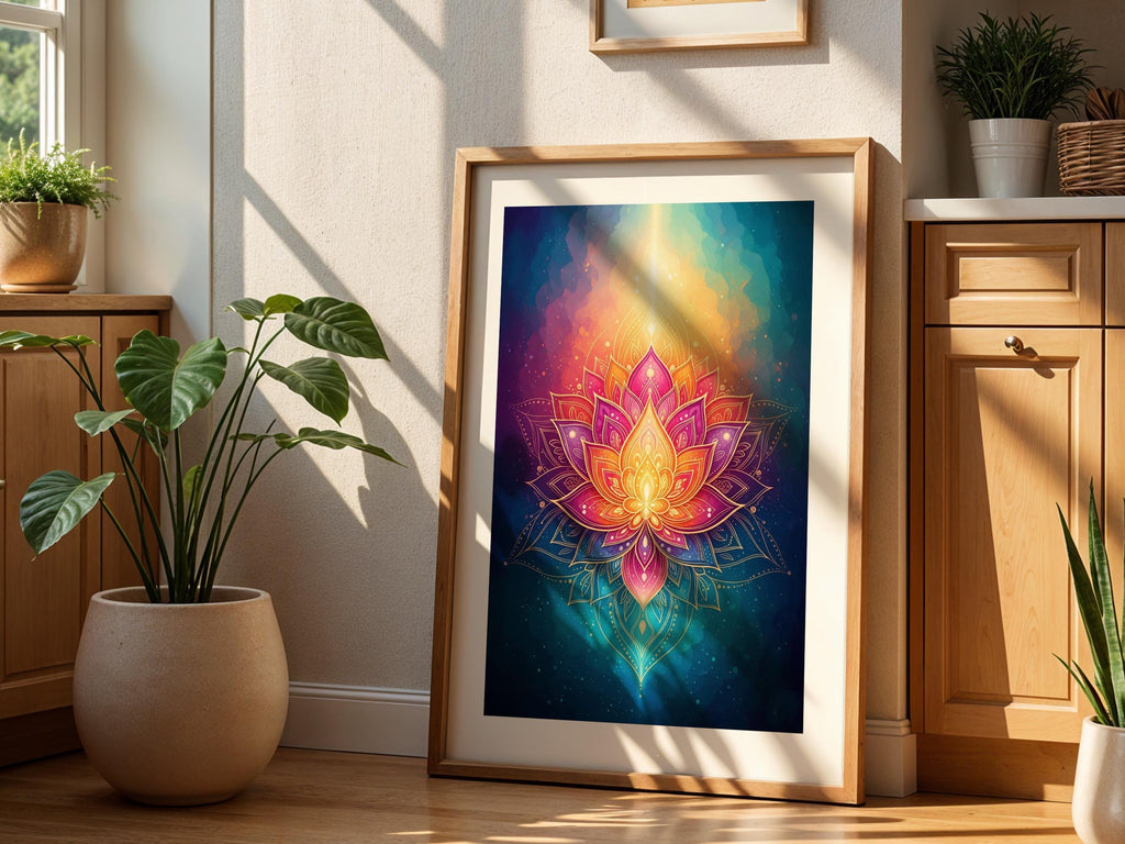 Rainbow Lotus Mandala