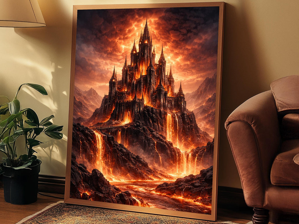 Fiery Lava Castle