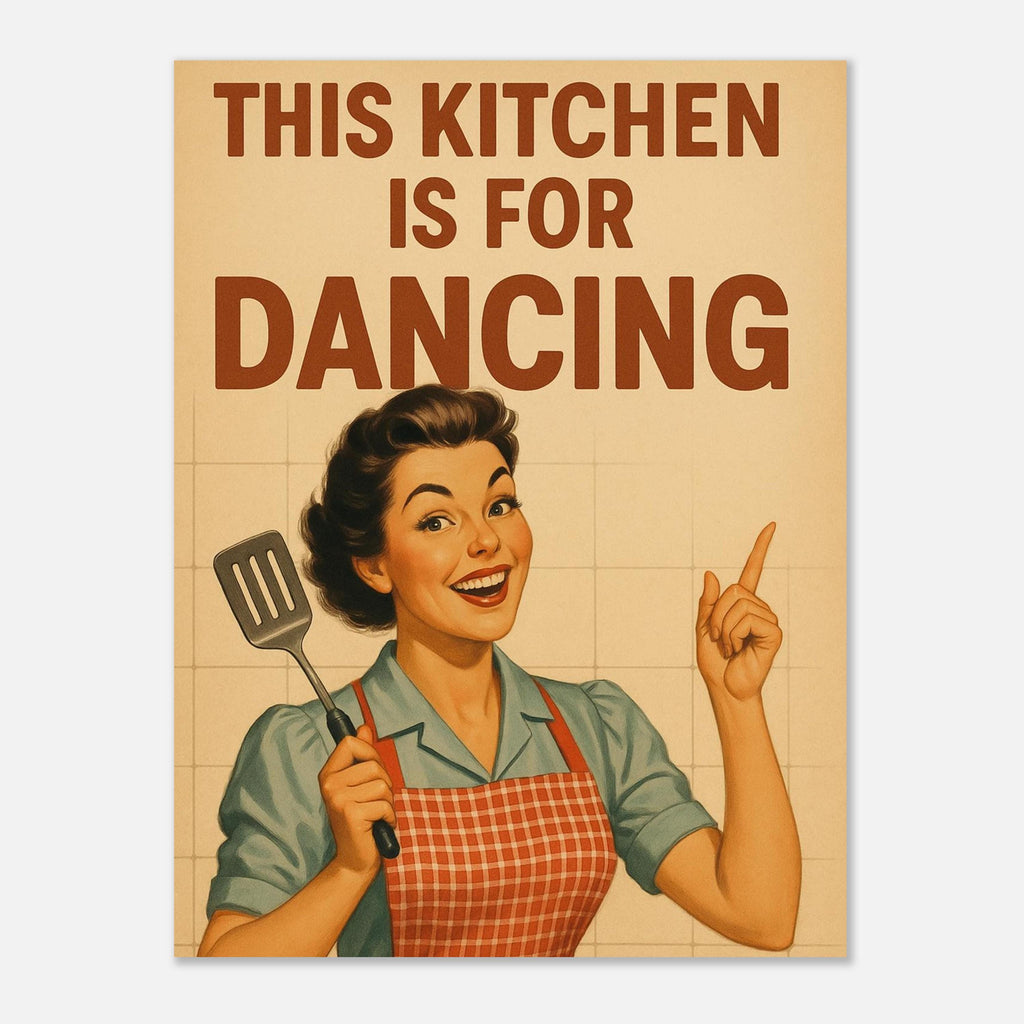 Retro Dancing Housewife