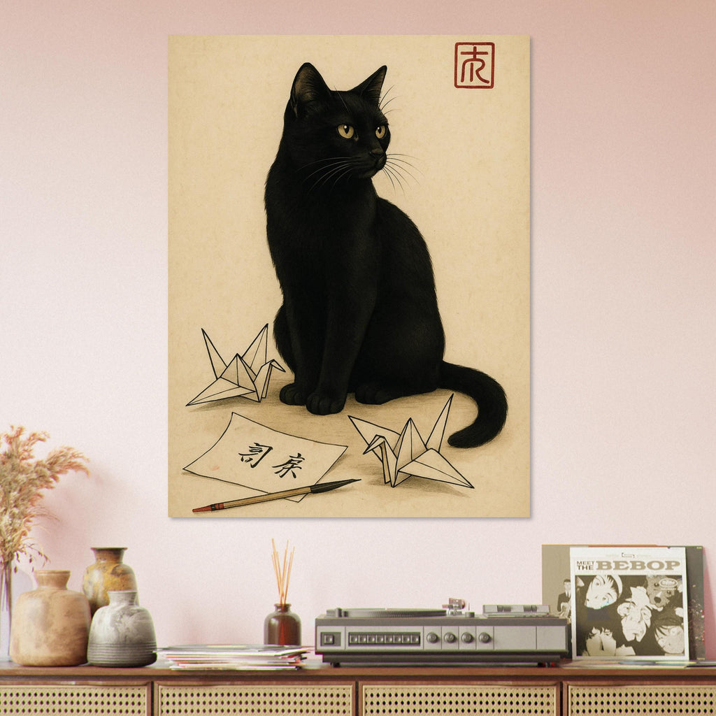 Origami Cat Portrait