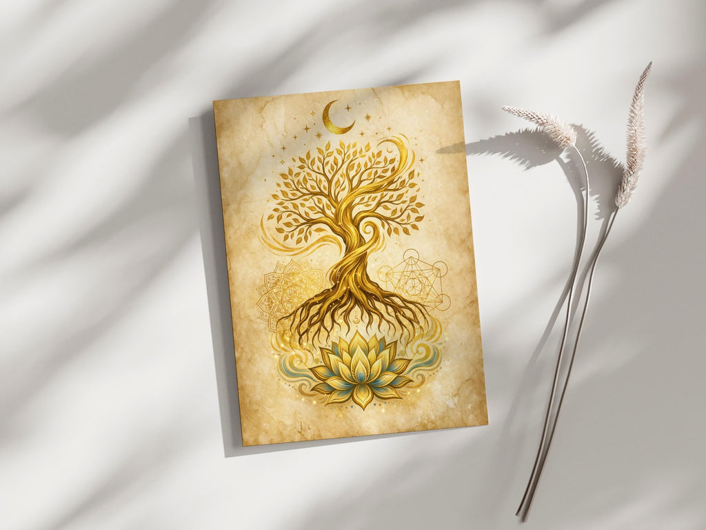 Golden Lotus Tree of Life