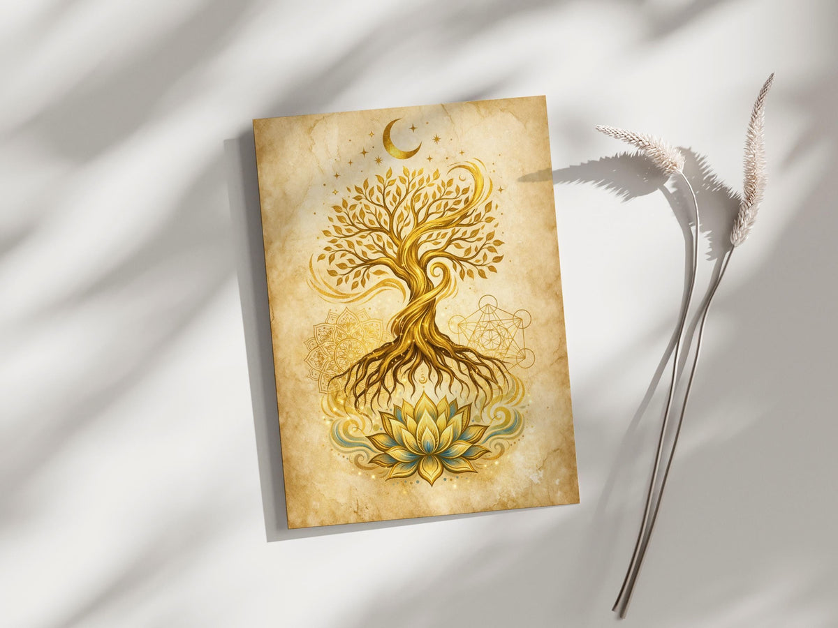 Golden Lotus Tree of Life