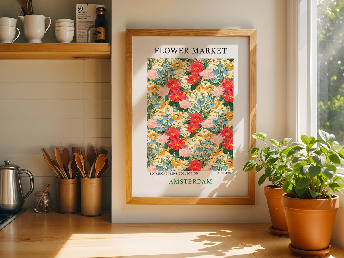 Vintage Amsterdam Flower Market