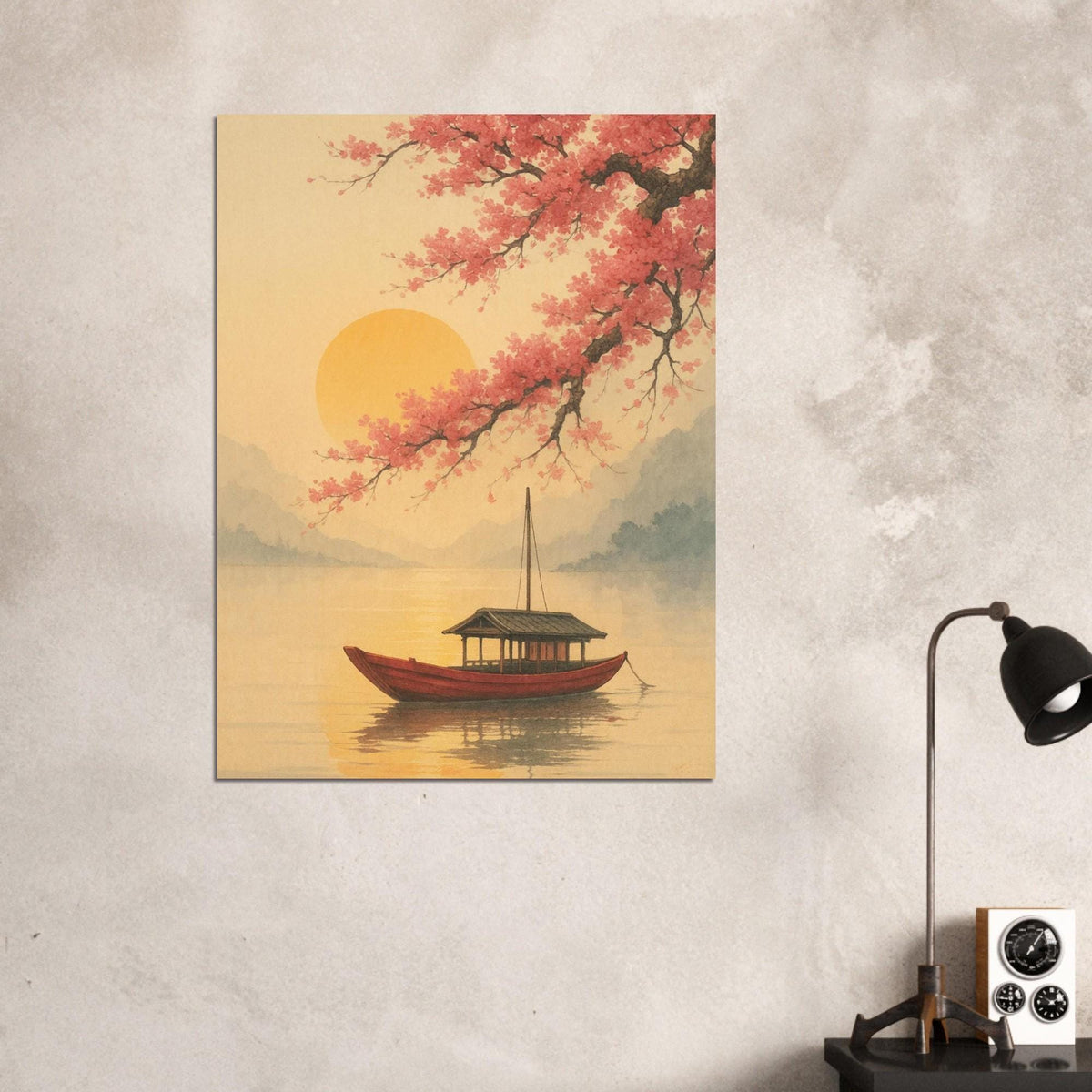 Japanese Cherry Blossom Boat
