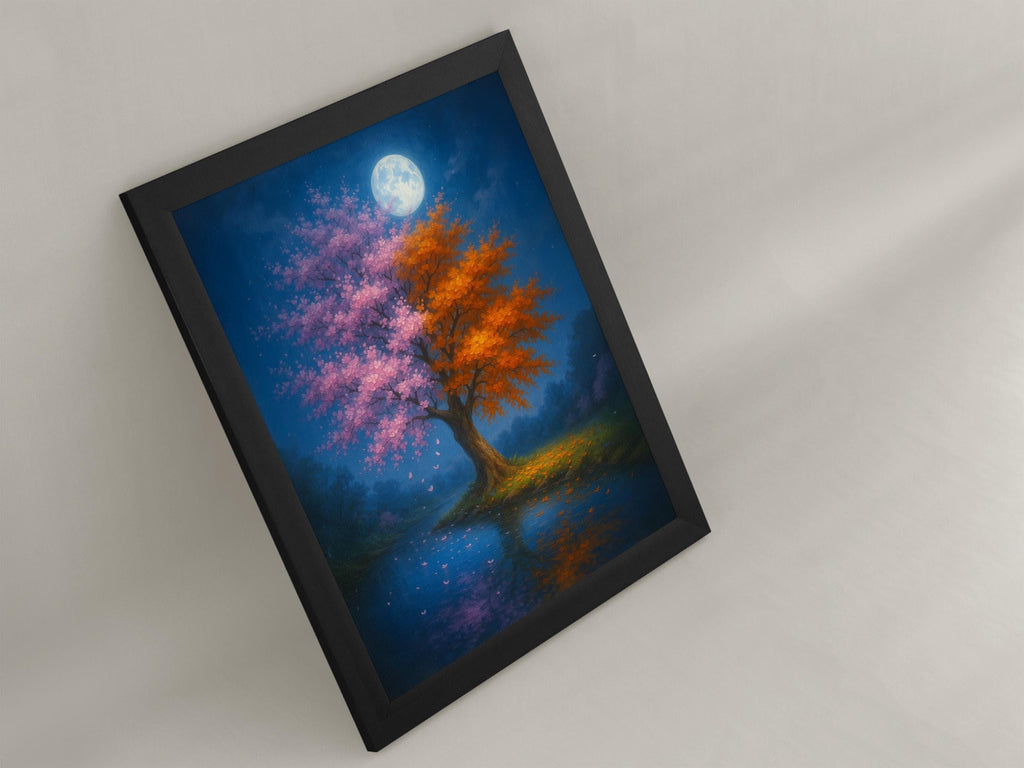 Four Seasons Moon Tree