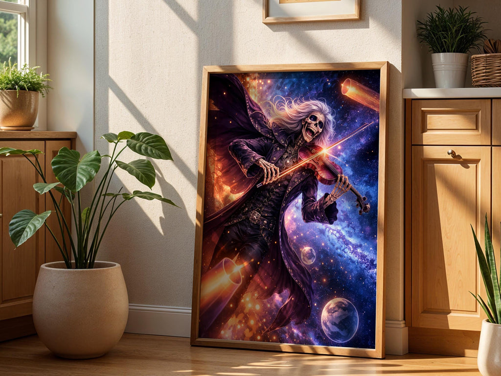 Cosmic Skeleton Violinist