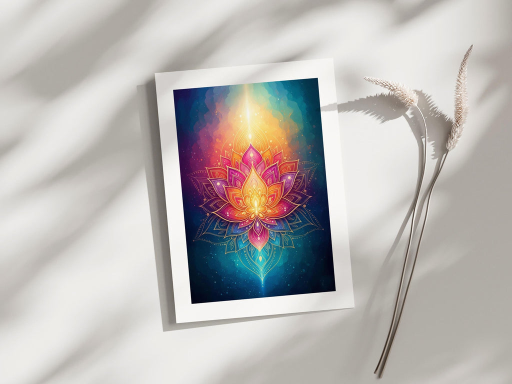 Rainbow Lotus Mandala