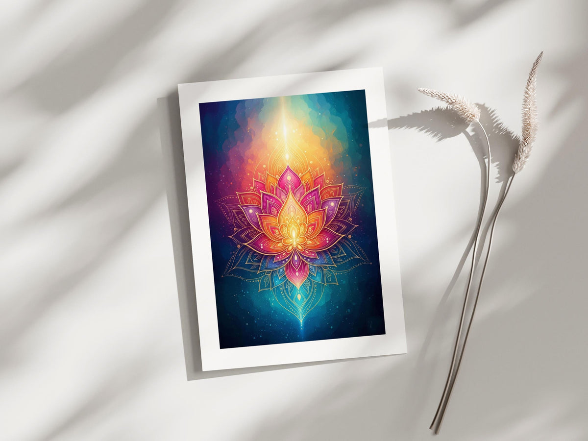 Rainbow Lotus Mandala