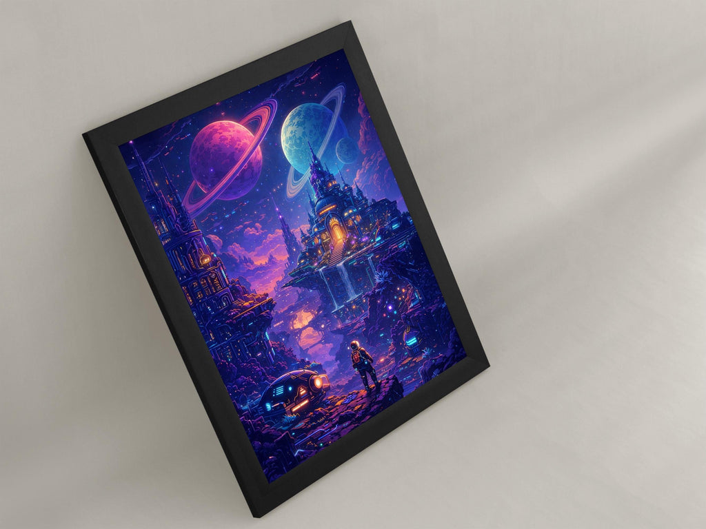 Neon Sci Fi City