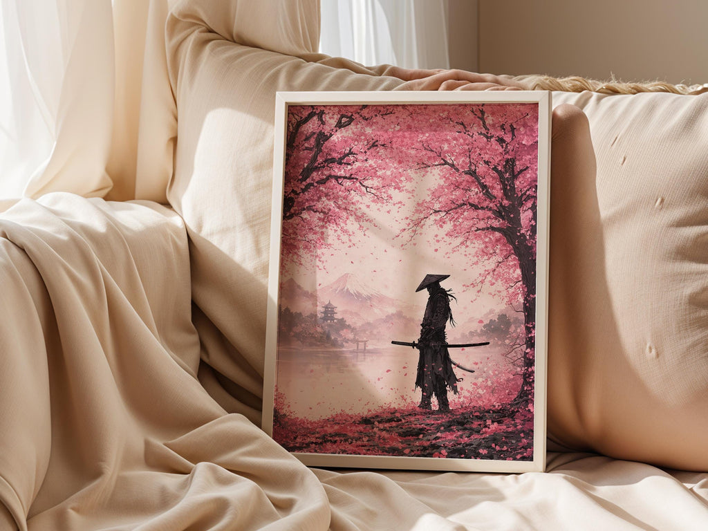 Japanese Samurai Mount Fuji