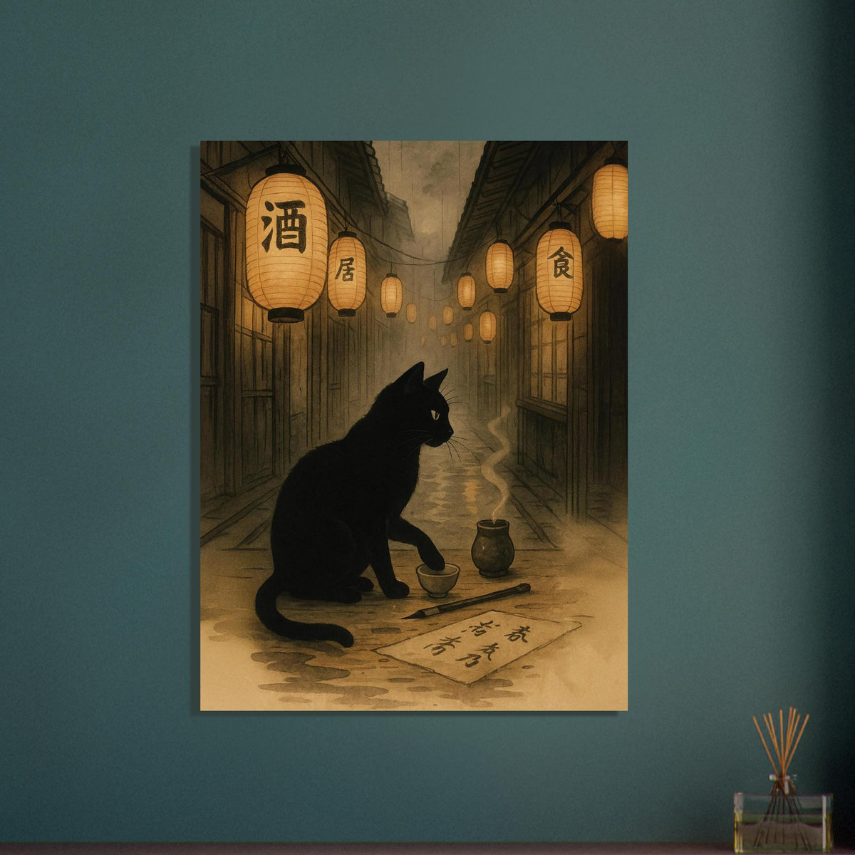 Noir Lantern Alley Cat