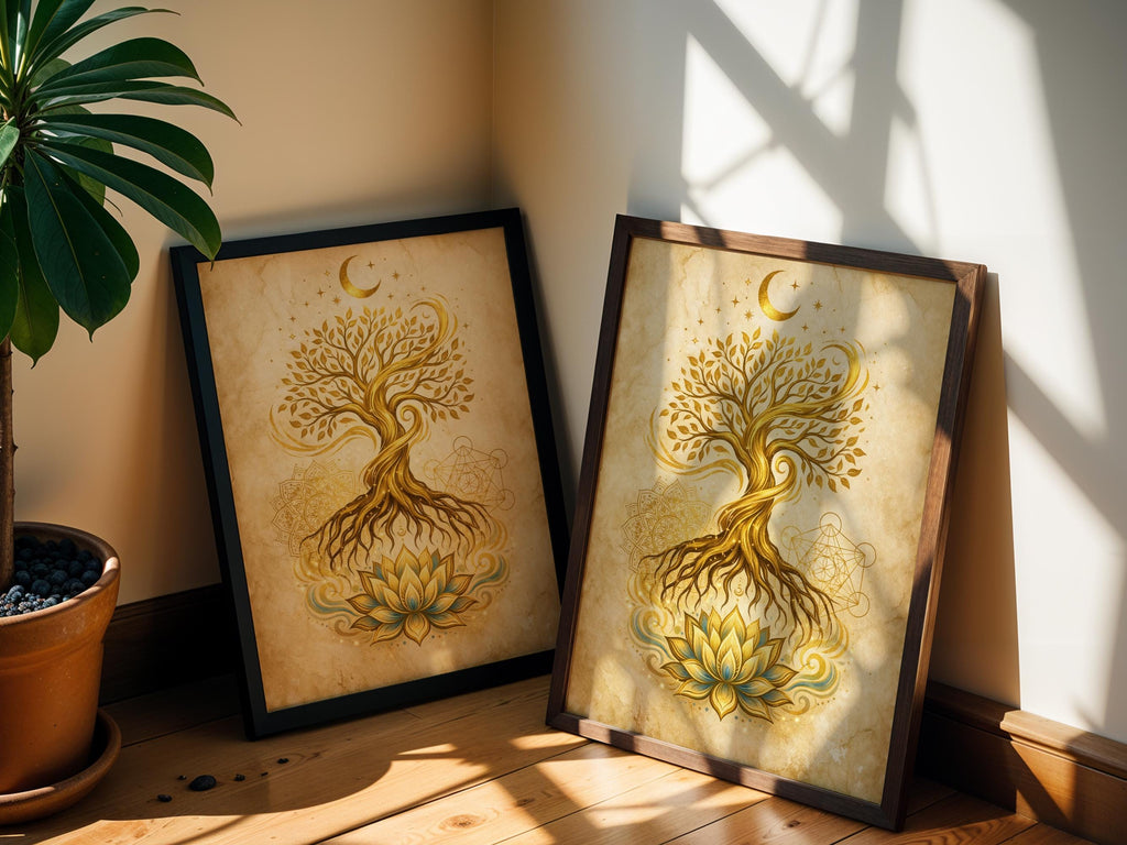 Golden Lotus Tree of Life