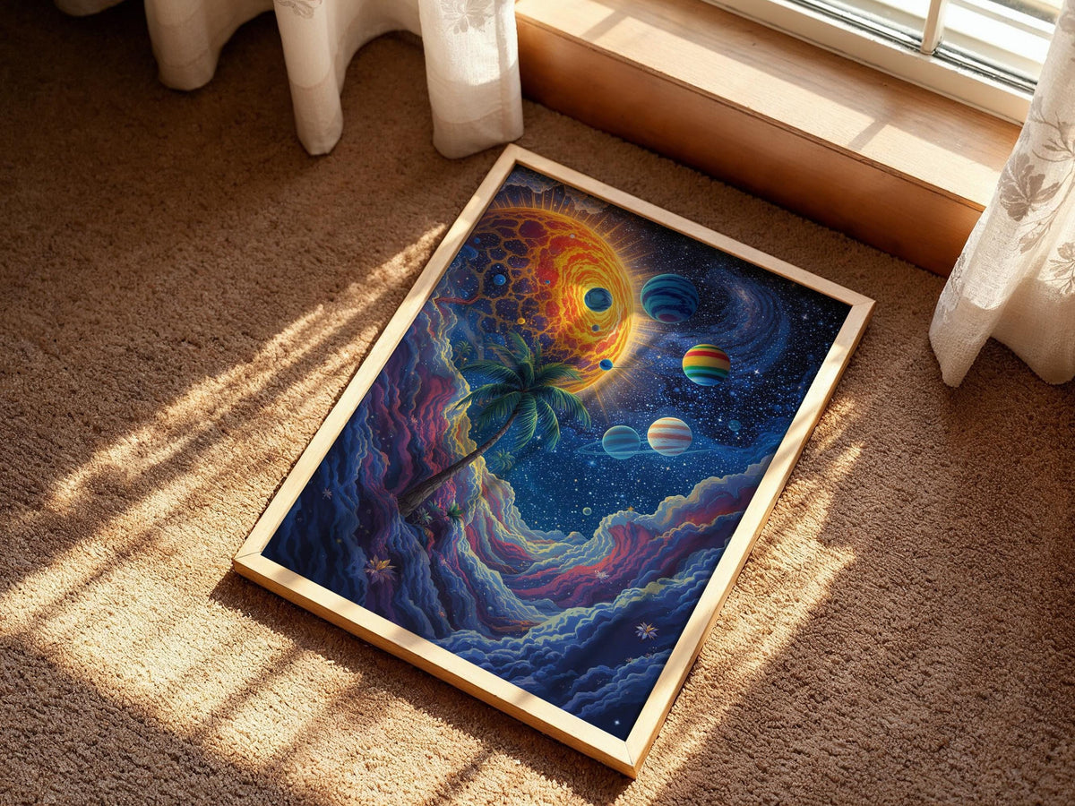 Surreal Cosmic Planets