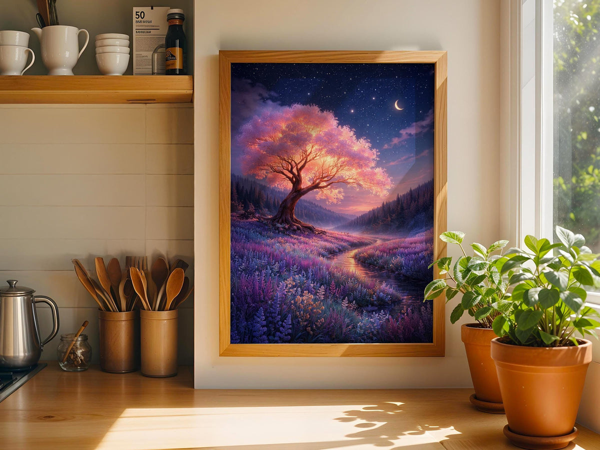 Pink Gold Tree of Life