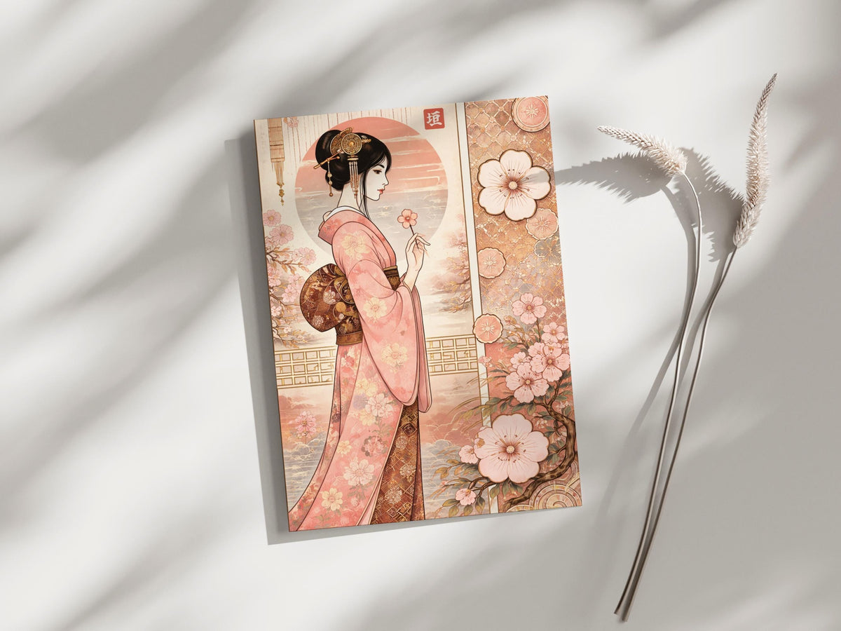Pastel Sakura Woman