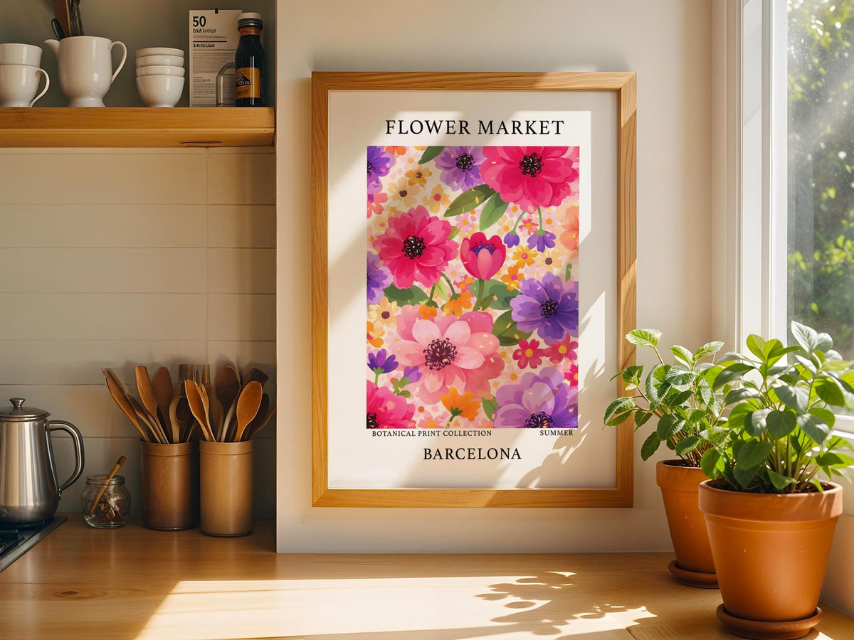 Barcelona Flower Market