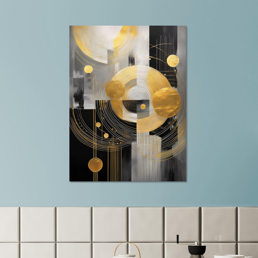 Gold Black Geometry