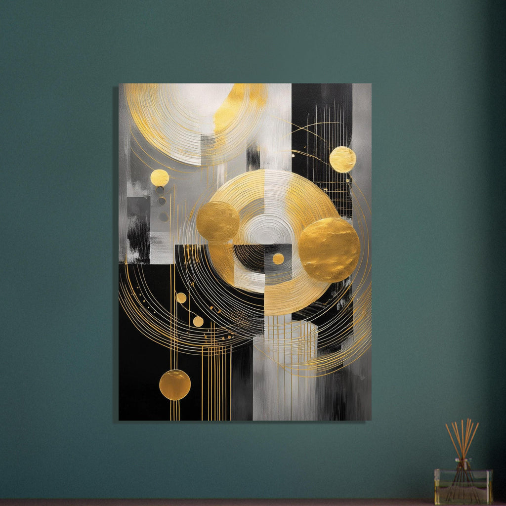 Gold Black Geometry