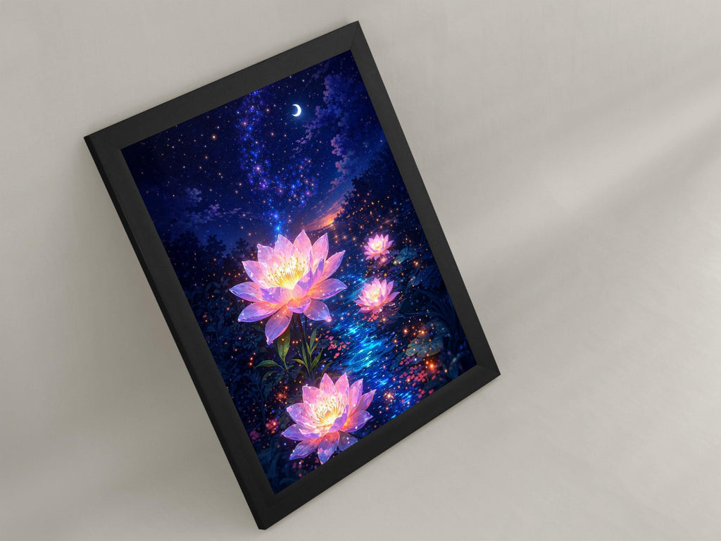 Starry Lotus Flowers