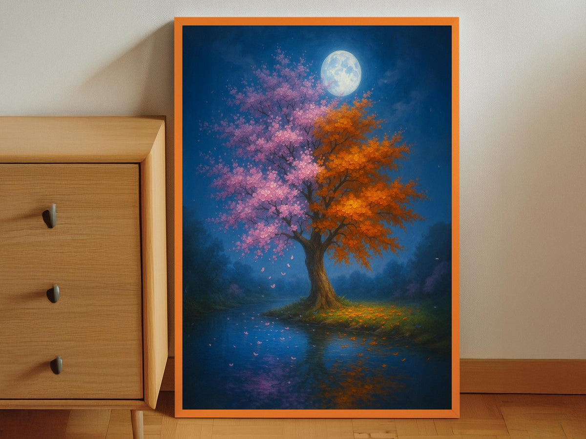 Four Seasons Moon Tree