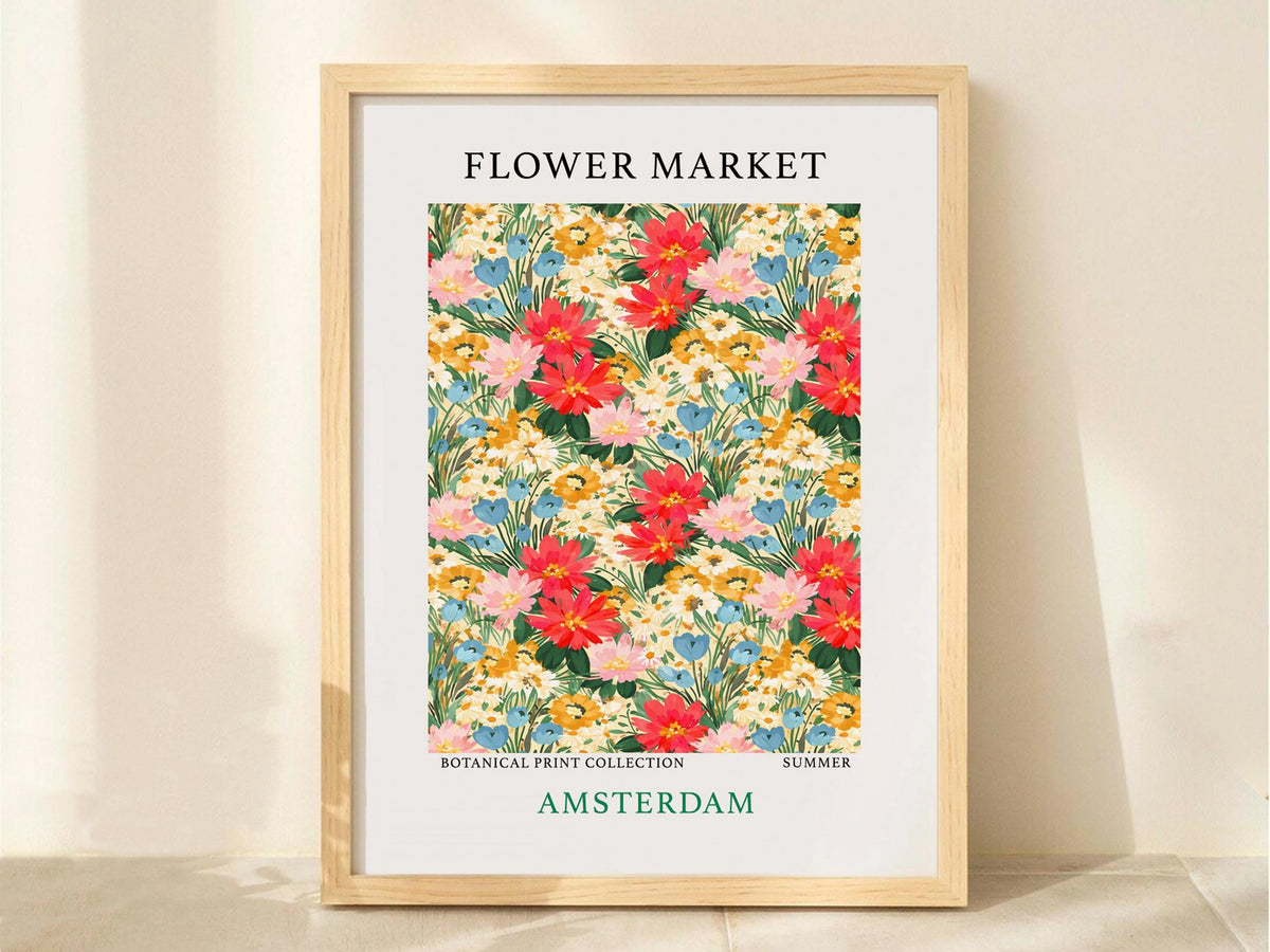 Vintage Amsterdam Flower Market