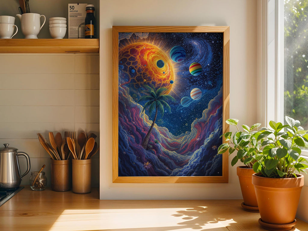 Surreal Cosmic Planets