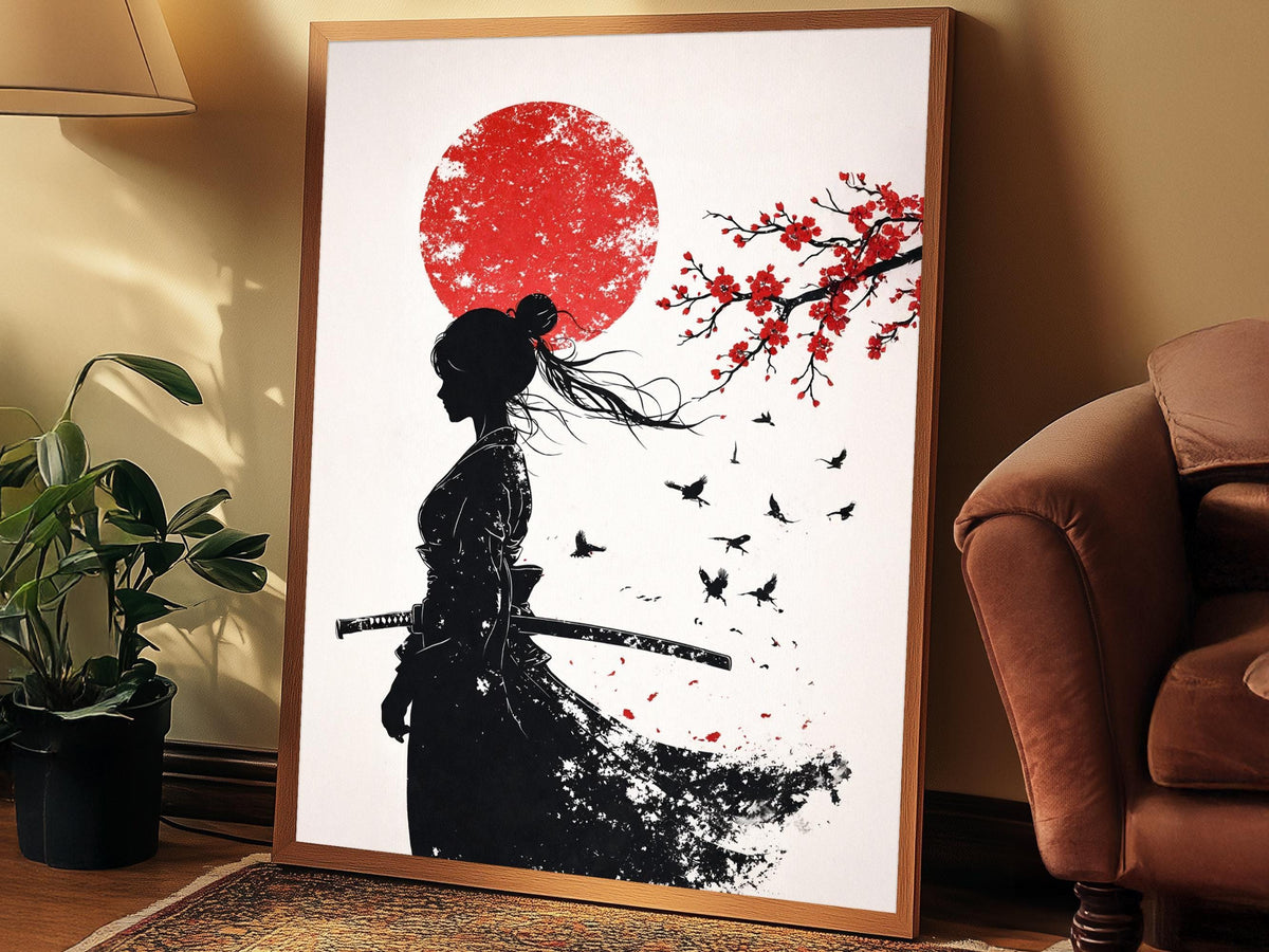 Sakura Samurai Silhouette