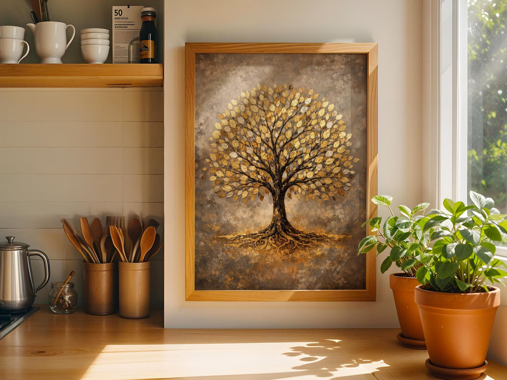 Golden Leaf Tree of Life