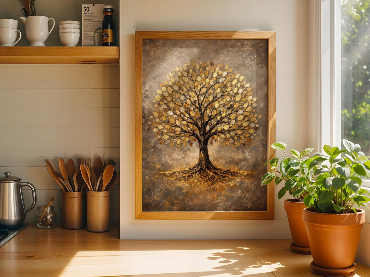 Golden Leaf Tree of Life