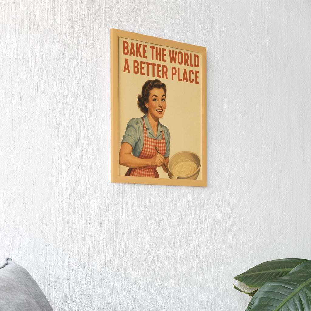 Vintage Baking Woman