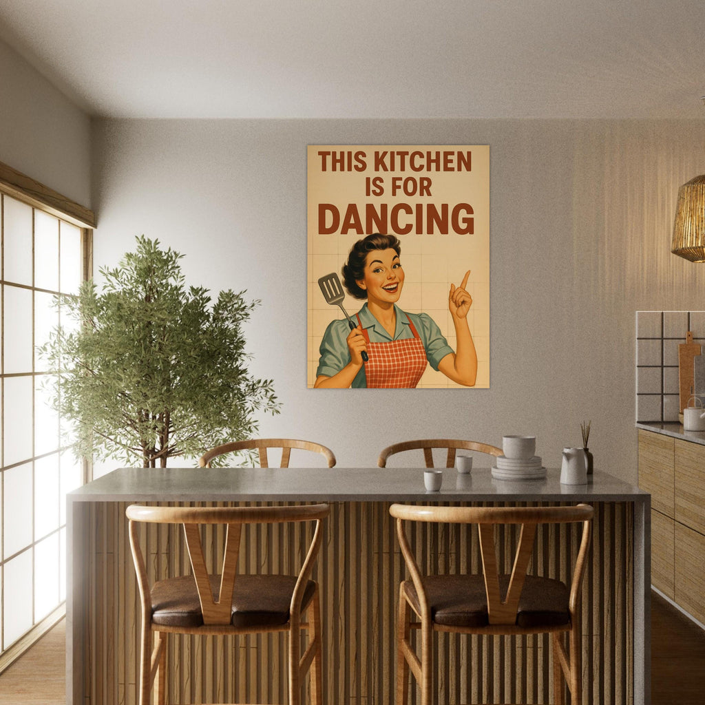Retro Dancing Housewife