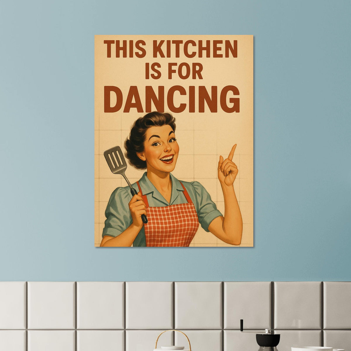 Retro Dancing Housewife