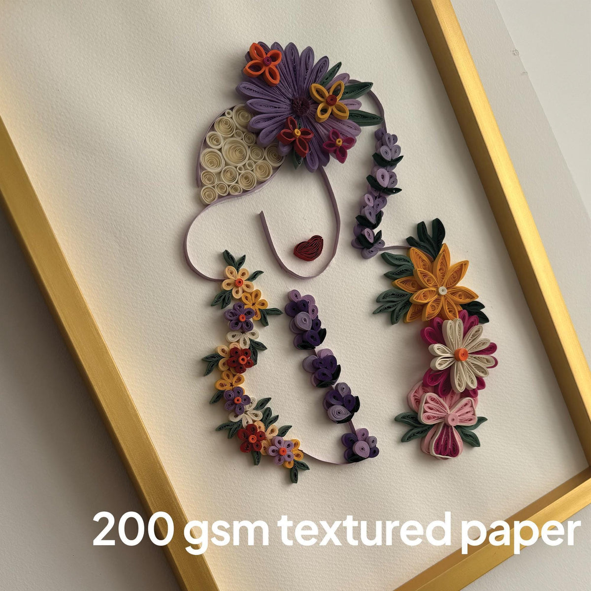 Handmade 3D Floral Quilling