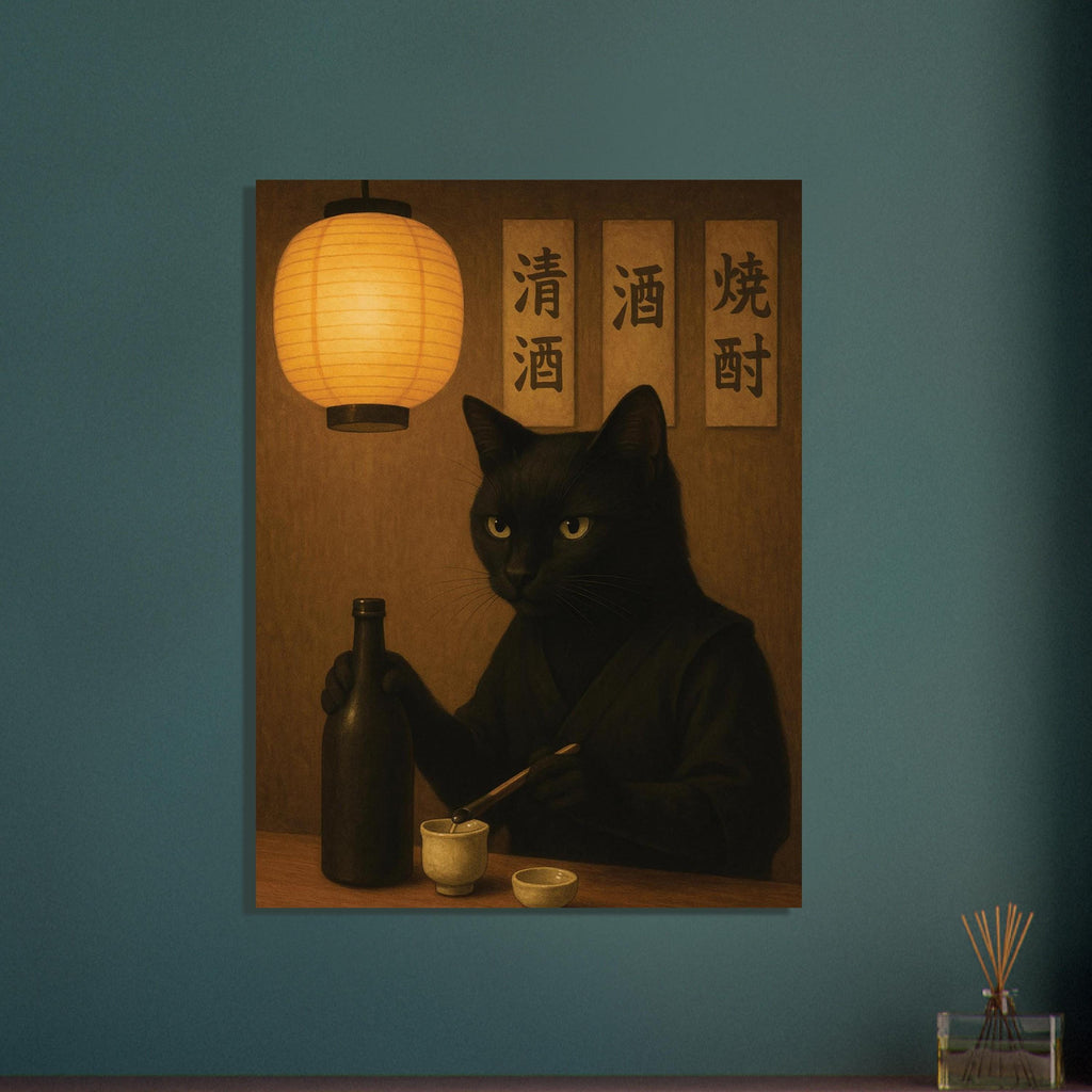 Japanese Sake Bar Cat