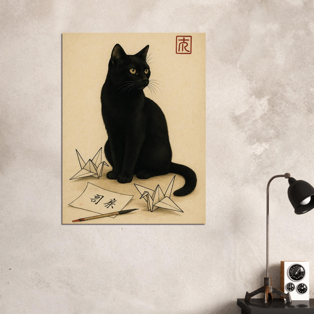 Origami Cat Portrait