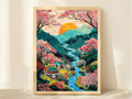 Vibrant Sakura Valley