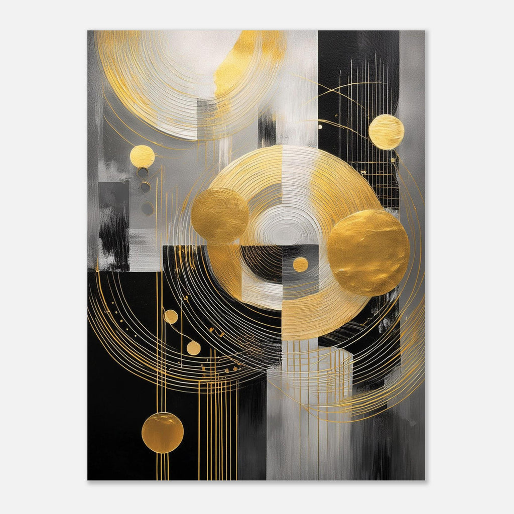 Gold Black Geometry