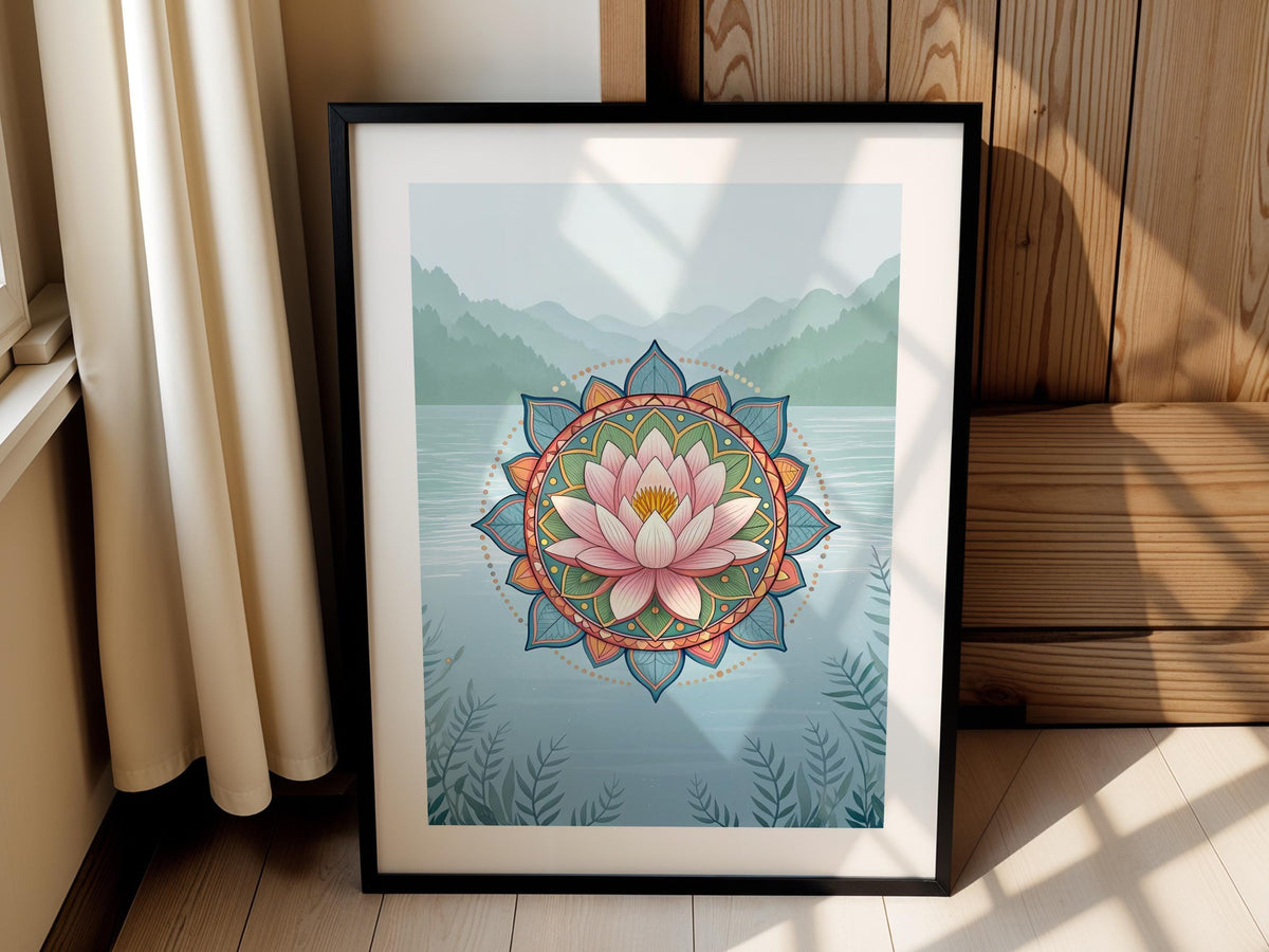 Pastel Lotus Mandala