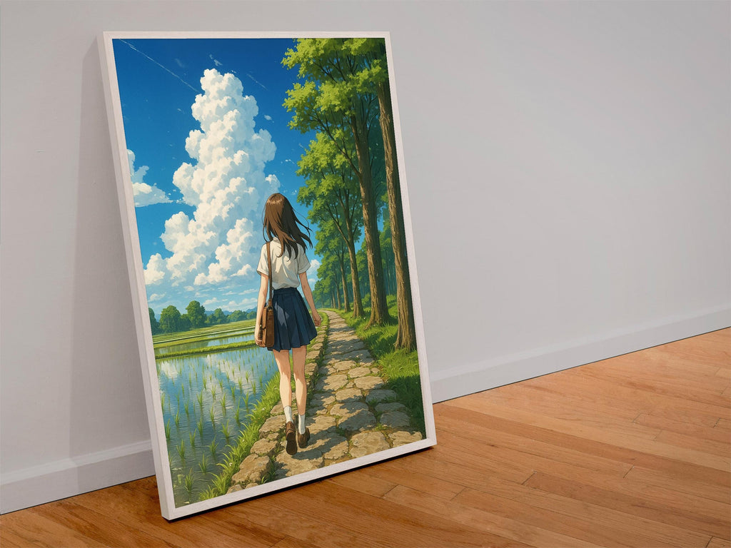Anime Summer Countryside Girl