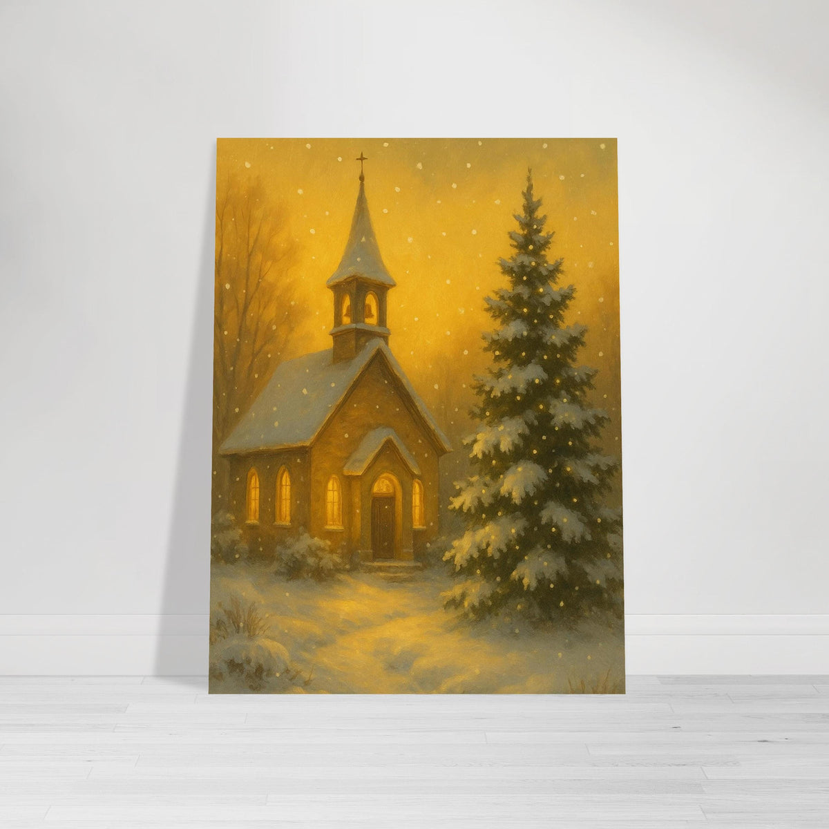 Snowy Golden Church